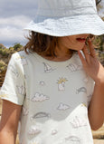 Sydney organic cotton long sleeve tee shirt
