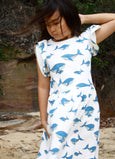 Whale Dreaming organic cotton dress
